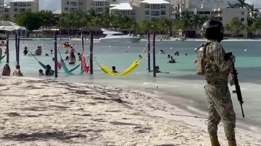 Gunmen on jet skis fire shots on beach in Cancun