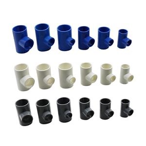 [Hot Item] PVC Reducer Tee Joint 40/32/25mm to 32/25/20mm Garden Irrigation Pipe Joint Fittings Reducer