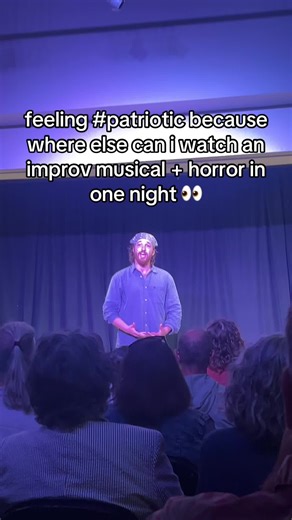 Where else but United Theatre? 🇺🇸✨ Tonight: improv, musicals, and horror—all in one! 🎭👀 Come for the unexpected, stay for the creativity. Stay tuned for more events you won’t forget! #UnitedTheatre #Improv #LiveTheatre #WesterlyRI