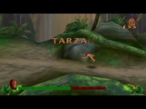 Disney's Tarzan Action Game (Medium) Walkthrough - Level #3 - The Elephant Hair Dare