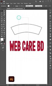 Envelope distort tricks in illustrator #logodesign #graphics #shorts