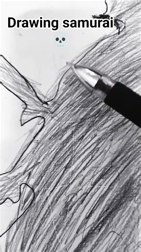 drawing samurai 💀 #song #love #entertainment #music #viral #drawing
