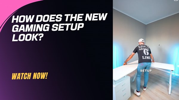 How does the new gaming setup look?
