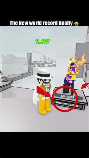New world record in roblox 😮💀