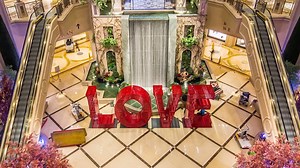 “Where there is love there is life.” Discover #VegasWithLOVE in our Waterfall Atrium. | The Palazzo Las Vegas