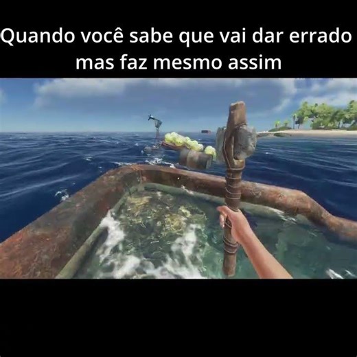 Quando você sabe que vai dar errado mas faz mesmo assim - Stranded Deep #shorts