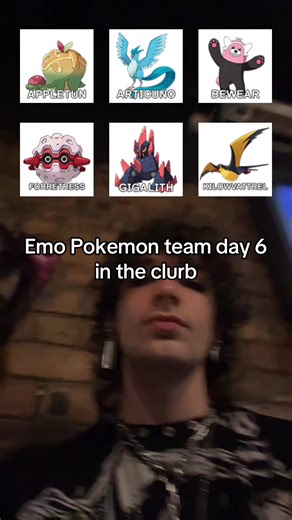 Day 6 of Emo Pokémon Team in the Clurb