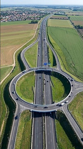 Building a Perfect Highway Circle 🛣️ Mega Interchange Timelapse