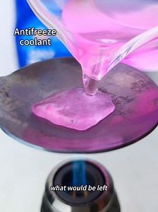 Antifreeze Coolant vs. Hot Spoon: Leidenfrost Effect