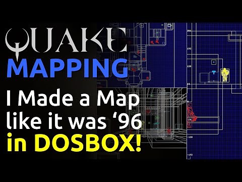 I made a Quake map in Quest like it was 1996! (using DOSBOX)