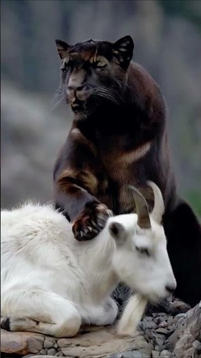 Unbelievable Predator Attacks on Mountain Goats! 🐐⛰️🐆