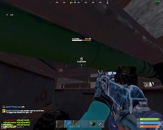 Funny Rust Gameplay Moment: Spear to the Head!