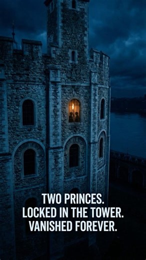 Two Princes Locked In The Tower. Their Uncle Took The Throne. They Were Never Seen Again. 🖤#shorts
