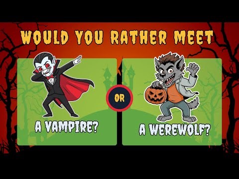 “HALLOWEEN Would You Rather Game 👻 | 100% Spooky & Fun!”