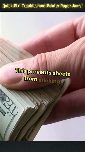 Quick Fix! Troubleshoot Printer Paper Jams! #printerproblems #techtips #shorts