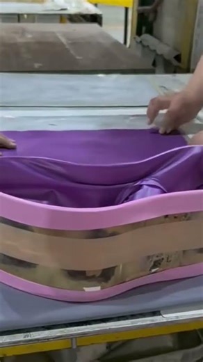 Making a decorative box from wood covered with cloth