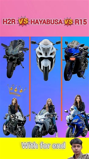 H2R 🆚 R15 V4 🆚 Hayabusa | Ultimate Speed Battle 💥 Who is Real King? 😱🔥