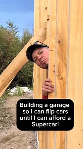 71K views · 973 reactions | Garage build! Part 8! Walls are up! #garagebuilt #supercar #construction #mechanic #diyprojects #flippingcars #garage #lumber | The Islander | Facebook
