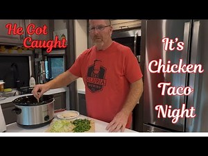 Super Simple Crock Pot Chicken Tacos | Easy Slow Cooker Dinner Recipe | Taco Night
