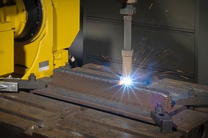 Wire-arc additive manufacturing can be used to build very large parts to near-net shape