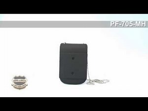 Perfect Fit USA Universal Badge & ID Holder with Magnetic Closure and Chain (705-MH)