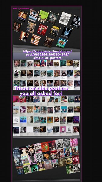 Most Sought-After Sims 4 Posters and Rugs Collection