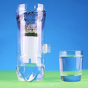 2.7M views · 16K shares | Easy DIY water filter made from a plastic bottle. bit.ly/2nQBN2r | 5-Minute Crafts | Facebook