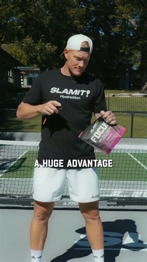 SLAMIT FOCUS helps me win! This next generation energy drink supports better concentration, faster
