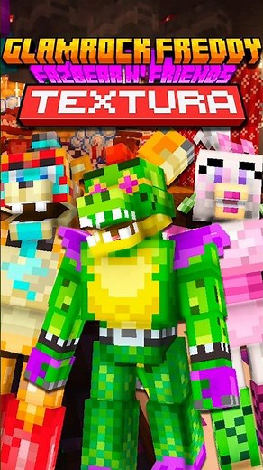 Minecraft 1.21: FNAF no Minecraft!!! - Glamrock Freddy Fazbear n' Friends TEXTURA [JAVA/BEDROCK]