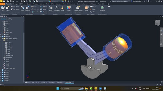 6 comments | Assembly 90 Degree V Twin Engine di Autodesk Inventor...