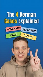 The 4 German cases 📌 Explained in a flash! Just a very brief and general explanation of the German cases. Bis bald! 👋😊 #germanlanguage #learngerman #deutschlernen #deutschegrammatik | Your German Teacher