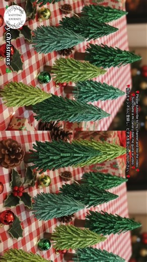 ! Cute Mini Christmas Trees DIY🎀 Christmas ornament #cristmas