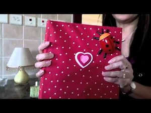 Craft Idea: Cute & Inexpensive Photo Album/Scrapbook Fabric Covers
