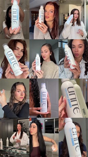 Spotted: smooth, shiny hair everywhere. That's 7SECONDS Anti-Frizz working its magic on our #UniteFamily. #unitehair #hairtransformation #hairtok #hairreview