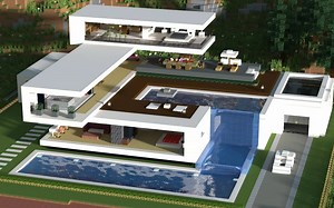 【Minecraft】现代建筑教程#31（JINTUBE）