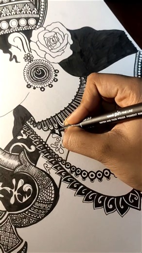 Durga Matha hand drawing #durgamata #handdrawing