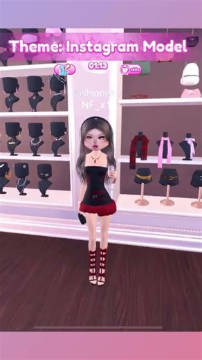 Roblox Dress to impress- instagram model روبلوكس دريس تو امبريس #short #roblox #dresstoimpress