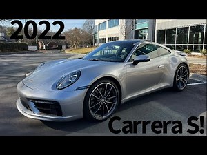 The 2022 Porsche 911 Carrera S With Manual Transmission! Walk Around, Test Drive, Engine Sound.