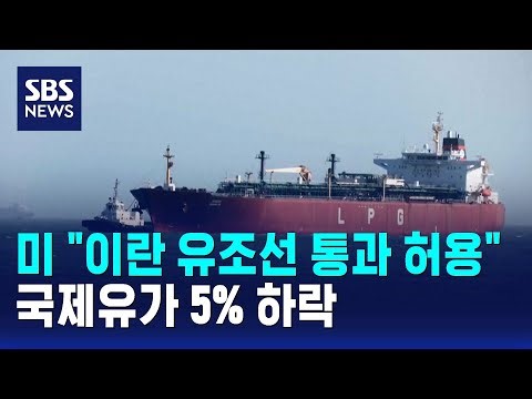 US "Allows Iranian Oil Tanker to Pass"... International Oil Prices Drop 5% / SBS