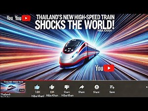 “Thailand’s New High-Speed Train Shocks the World!” ✅