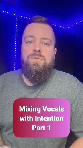 Mixing Vocals With Intention Pt. 1 #audio #mixingandmastering #vocalmixing #musicproducer #mixing