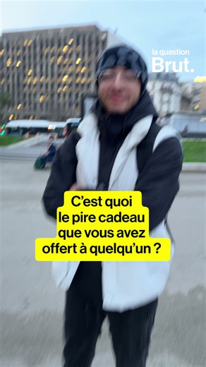 88K views · 165 reactions | LA QUESTION BRUT. — Un pack de déodorants, un bol, des photos de pieds... Et vous, c'est quoi le pire cadeau de Noël que vous avez offert à quelqu'un ? | Brut | Facebook
