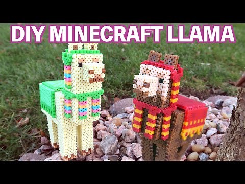DIY Minecraft Llama Perler Bead Figure (FULL TUTORIAL)