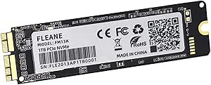 FM13A 512GB PCIe NVMe SSD with DIY Tools for MacBook Air A1465 A1466 (Mid 2013-Mid 2017), MacBook Pro Retina A1398 A1502 (Late 2013-Mid 2015), iMac A1418 A1419 (Late 2013-Mid 2017)