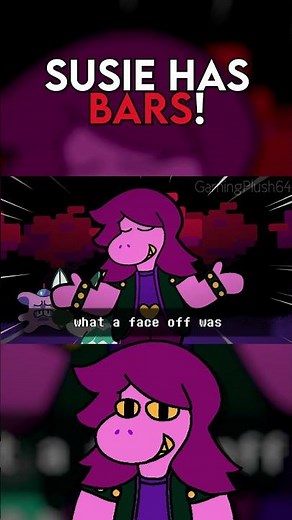 SUSIE dominates this EPIC RAP BATTLE against YURI! #ddlc #deltarune #gamingplush64 #rapbattle