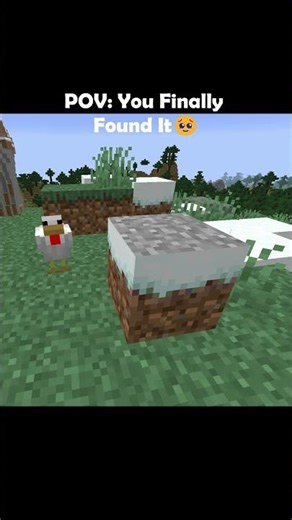 POV: You Finally found it🥹... #minecraft #gaming #viral