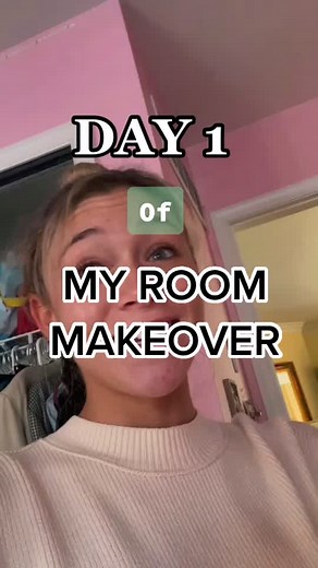 Day 1 of my room makeover #roommakeover #roomtour #bedroommakeover #redecorating #homeimprovement #cleaning #beforeandafter #roomrenovation