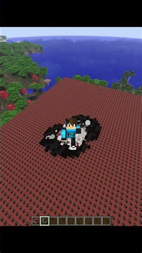 100k TNT Exploding in Minecraft 🥶 #minecraft #gaming #shortsfeed