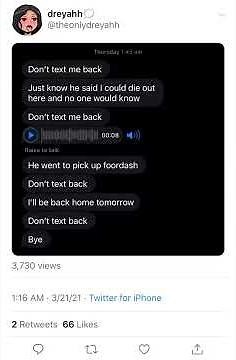 Dreyahh (Flight Ex) LEAKS TEXTS SENT FROM THE LAST TIME THEY WERE IN THE HOUSE TOGETHER