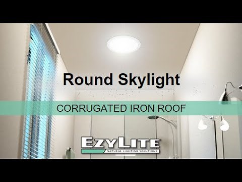 DIY INSTALL GUIDE: EzyLite Skylight Round | Corrugated Iron Roof